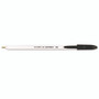 AbilityOne 7520010589978, SKILCRAFT Ballpoint Pen, Stick, Medium 1 mm, Black Ink, White Barrel, Dozen