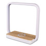 OttLite Wireless Charging Station with Night Light, USB, White