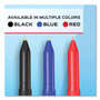 Paper Mate Write Bros. Ballpoint Pen, Stick, Bold 1.2 mm, Red Ink, Red Barrel, Dozen