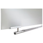 Iceberg Clarity Glass Dry Erase Board with Aluminum Trim, 48" x 36", White Surface, Satin Aluminum Frame