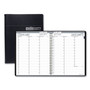 House of Doolittle Recycled Professional Weekly Planner, 15-Minute Appts, 11 x 8.5, Black Wirebound Soft Cover, 12-Month (Jan to Dec): 2025