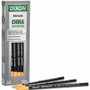 Dixon Industrial Phano Nontoxic China Markers - Black Lead - Black Barrel - (DIX00081)