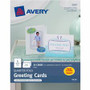 Avery Greeting Cards - 97 Brightness - 4 1/4" x 5 1/2" - Matte - Heavyweight - White