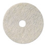 Boardwalk Natural Burnishing Floor Pads, 20" Diameter, White, 5/Carton (BWK4020NAT) View Product Image