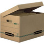 Bankers Box Recycled Systematic File Storage Box - Internal Dimensions: 12" Width x 15" Depth x 10" Height - External Dimensions: 12.5" Width x 16" Depth x 10.8" Height - Media Size Supported: Letter, Legal - Flip Top Closure - Basic Duty