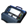 Case it Universal Zipper Binder, 3 Rings, 2" Capacity, 11 x 8.5, Blue/Gray Accents