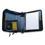 Case it Universal Zipper Binder, 3 Rings, 2" Capacity, 11 x 8.5, Blue/Gray Accents
