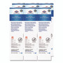 Clorox Healthcare Bleach Germicidal Wipes, Individual Wipes, 1-Ply, 6.75 x 9, Unscented, White, 50/Box, 6 Boxes/Carton
