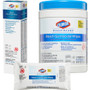 Clorox Healthcare Bleach Germicidal Wipes, Individual Wipes, 1-Ply, 6.75 x 9, Unscented, White, 50/Box, 6 Boxes/Carton