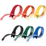 VELCRO Brand ONE-WRAP Ties and Straps, 0.5" x 8", Assorted Colors, 60/Pack (VEK93007) View Product Image