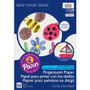 Pacon Coated Finger Paint Art Paper - 50 Sheets - 11" x 16" Sheet Size - White Paper - Non Absorbant, Bleed Resistant, Smear Resistant