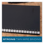 Cambridge Wirebound Business Notebook, 1-Subject, Wide/Legal Rule, Black Linen Cover, (80) 9.5 x 6.63 Sheets