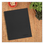Cambridge Wirebound Business Notebook, 1-Subject, Wide/Legal Rule, Black Linen Cover, (80) 9.5 x 6.63 Sheets