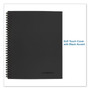 Cambridge Wirebound Business Notebook, 1-Subject, Wide/Legal Rule, Black Linen Cover, (80) 9.5 x 6.63 Sheets View Product Image