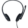 Verbatim 70721 Binaural Over The Head Headset with Microphone, Black