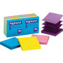 Highland Self-sticking Bright Pop-up Notepads - 1200 - 3" Flag/Note Width x 3" Flag/Note Length - Square - 100 Sheets per Pad - Unruled