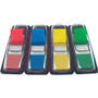 Post-it Flags Small Page Flags in Dispensers, 0.5 x 1.75, Assorted Primary, 35/Color, 4 Dispensers/Pack