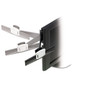 3M Swing Arm Copyholder, Adhesive Monitor Mount, 30 Sheet Capacity, Plastic, Black/Silver Clip (MMMDH240MB) View Product Image