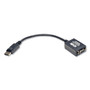 Tripp Lite 6in DisplayPort to VGA Adapter Active Converter DP to VGA M/F 6" (TRPP13406NVGA) View Product Image