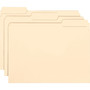 Smead Interior File Folders, 1/3-Cut Tabs: Assorted, Letter Size, 0.75" Expansion, Manila, 100/Box