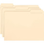 Smead Interior File Folders, 1/3-Cut Tabs: Assorted, Letter Size, 0.75" Expansion, Manila, 100/Box (SMD10230) View Product Image