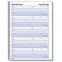Rediform Follow-up Wirebound Voice Mail Log Book, One-Part (No Copies), 7.5 x 2, 5 Forms/Sheet, 500 Forms Total