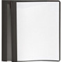 Oxford Clear Front Standard Grade Report Cover, Three-Prong Fastener, 0.5" Capacity, 8.5 x 11, Clear/Black, 25/Box