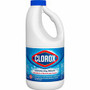 Clorox Disinfecting Bleach - Concentrate - 43 fl oz (1.3 quart) - Regular Scent - Disinfectant, Deodorize - Clear