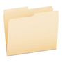 Pendaflex Manila File Folders, 1/2-Cut Tabs: Assorted, Letter Size, 0.75" Expansion, Manila, 100/Box