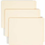 Smead Straight Tab Cut Letter Recycled Fastener Folder - 8 1/2" x 11" - 3/4" Expansion - 1 x 2B Fastener(s) - 2" for Folder - End Tab Location