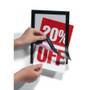 Durable DURAFRAME Sign Holder, 5.5 x 8.5, Black Frame, 2/Pack (DBL491301) View Product Image