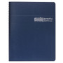 House of Doolittle Recycled Professional Weekly Planner, 15-Minute Appts, 11 x 8.5, Blue Wirebound Soft Cover, 12-Month (Jan to Dec): 2024 View Product Image