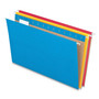 Pendaflex Colored Hanging Folders, Legal Size, 1/5-Cut Tabs, Assorted Colors, 25/Box
