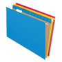 Pendaflex Colored Hanging Folders, Legal Size, 1/5-Cut Tabs, Assorted Colors, 25/Box