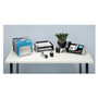 Fellowes Office Suites Desktop Tape Dispenser, Heavy Base, 1" Core, Plastic, Black/Silver (FEL8032701) View Product Image