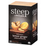 Bigelow steep Tea, Lemon Ginger, 1.6 oz Tea Bag, 20/Box (BTC17704) View Product Image