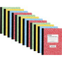 TOPS Wide Ruled Composition Books - 100 Sheets - 200 Pages - Sewn - Wide Ruled Front Ruling - Ruled Red Margin - (TOP63794CT)