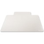 deflecto RollaMat Frequent Use Chair Mat, Med Pile Carpet, Flat, 45 x 53, Wide Lipped, Clear (DEFCM15233) View Product Image