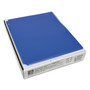 C-Line Two-Pocket Heavyweight Poly Portfolio Folder, 3-Hole Punch, 11 x 8.5, Blue, 25/Box CLI32935