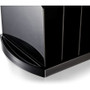 Officemate 2200 Series Standard File Sorter - 4 Compartment(s) - 6.80" Height x 9.38" Width x 8" Depth - Desktop - Non-skid Base - Black