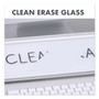 Quartet Glass Dry Erase Desktop Computer Pad, 18 x 6, White Surface (QRTGDP186) View Product Image