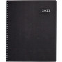 Brownline DuraFlex Weekly Planner, 11 x 8.5, Black Cover, 12-Month (Jan to Dec): 2024 View Product Image