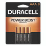 Duracell Power Boost CopperTop Alkaline AAA Batteries, 8/Pack