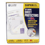 C-Line Super Heavyweight Poly Sheet Protectors, Non-Glare, 2", 11 x 8.5, 50/Box