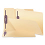 Smead Manila Fastener Folders with SafeSHIELD Coated Fasteners, 0.75" Expansion, 2 Fasteners, Legal Size, Manila Exterior, 50/Box