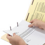 Smead Manila Fastener Folders with SafeSHIELD Coated Fasteners, 0.75" Expansion, 2 Fasteners, Legal Size, Manila Exterior, 50/Box