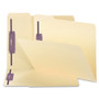 Smead Manila Fastener Folders with SafeSHIELD Coated Fasteners, 0.75" Expansion, 2 Fasteners, Legal Size, Manila Exterior, 50/Box