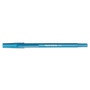 Paper Mate Write Bros. Ballpoint Pen, Stick, Medium 1 mm, Blue Ink, Blue Barrel, Dozen