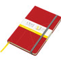 Tops Journal, Notebook, Elastic Band, Wide Ruled, 8-1/4"x5", Red (TOP56873) View Product Image