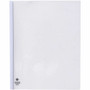 Business Source Report Cover - 1/8" Folder Capacity - 8 1/8" x 11" - Polypropylene - White